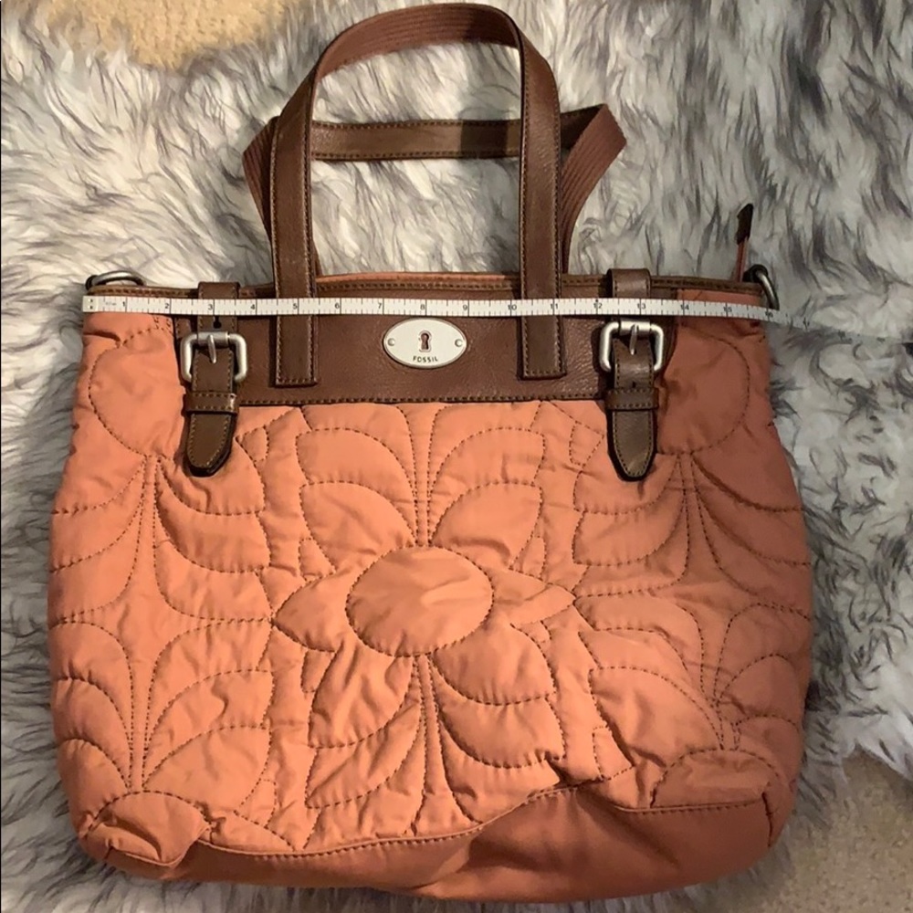 Fossil Key-Per Quilted Tote
